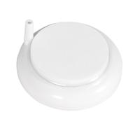 JUMPLAWN 50mm round Ceramic Air Bubble Stone Diffuser with Suction Cup for Fish Tank and Hydroponic Growing System, Safe and Washable Oxygen Stone for Aquarium Aeration