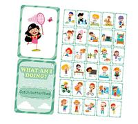 JUMPLAWN 50pcs Educational Behavior Punch Cards for Classroom Rewards Learning Tool Affirmation Cards Early Learning Family Engagement Activities