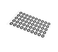 JUMPLAWN 50pcs High Reflectivity round Scanning Markers Pet Reflective Film Dots for 3d Scanners No Scan Interference, Sturdy Black Tracking Dot Reference Markers for Precise Optical