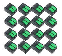 JUMPLAWN 50pcs Lt-412 Lever Wire Connectors Quick Electrical Wire Splitters with Compact Design and Stable Current Transmission for Building Electrical Systems