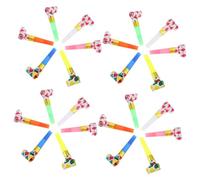 JUMPLAWN 50PCS Party Noisemakers Colorful Blowouts for Birthdays Halloween Weddings Celebrations Fun Cheerleading Props Party Supplies for Laughter Joy