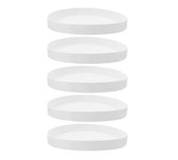 JUMPLAWN 5pcs Pvc Dock Piling Caps for Wood Pegs and Marine Docks White Sturdy Piling Protection Caps Made of Sturdy Pvc Easy to Detach from Damage