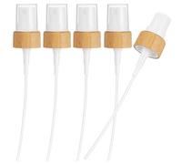 JUMPLAWN 5pcs Spray Bottle Pump Tops for Essential Oil and Cosmetic Bottles, Fine Mist Dispersion with PP Material, Universal Fit for Cleaning Tasks and Plant Hydration