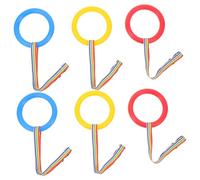 JUMPLAWN 6pcs Anti-Lost Walking Rope for Preschool Toddlers Bright Safety Leash for Group Activities Easy to Organize for Parks Nurseries Daycares