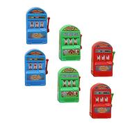 JUMPLAWN 6Pcs Interactive Slot Machine Fun Lottery Machines for Interactive Game Enhances Thinking Skills Parent Bonding