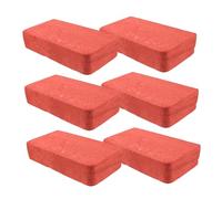 JUMPLAWN 6pcs Realistic Foam Fake Brick Props for Movie Stage Performances Comedy Gimmicks Lightweight Hand Breakable Bricks Safe Halloween Construction Theater Accessories