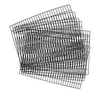 JUMPLAWN 8pcs Small Pets Metal Playpen Compact Fence Panels for Indoor Hamsters and Small Animals Easy to Install Safe and Enclosure