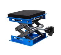 JUMPLAWN Aluminum Alloy Laboratory Lift Table Stand with Shock Absorbing Sponge, Adjustable Height 7.5-27.5cm, Non-slip 15x15cm Platform for Experiment and Laboratory Equipment