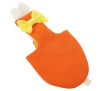 JUMPLAWN Bird Diaper Harness Flight Suit for Parrots and Cockatiels Orange Xl Small Bird Clothes with Liner for Outdoor Use and Pigeon Protection