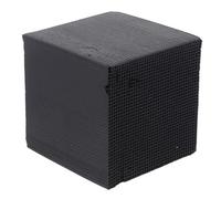JUMPLAWN Black Aquarium Purifier Cube for Fish Tank Water Purification with High Porosity and Ecological Cycle Formation, Household Filtering Cleaner for Aquarium Maintenance