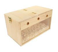 JUMPLAWN Breeding Box for Parakeet Nesting Box for Bird Breeding for Indoor Bird House Setup
