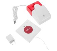 JUMPLAWN Button Plastic Sensitivity Wireless with High Call Elderly and Wireless Installation, Emergency Help Button for Disabled and Senior Users, Suitable for Hospitals and Nursing Care