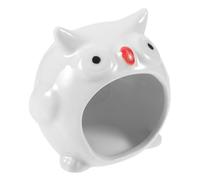 JUMPLAWN Ceramic Hamster House Adorable Secure Hideout for Hamsters Mice Gerbils Safe Sleeping Nest Decorative Pet Cottage for Enhancing Sleep Quality and