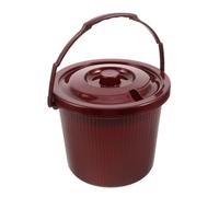 JUMPLAWN Chemical Waste Container with Lid and Handle Leak Resistant Heavy Duty Laboratory Liquid Waste Tank Safe Disposal Pail for Industrial and Educational Labs