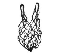 JUMPLAWN Chicken Hanging Feeder Mesh Bag, Black Vegetable and Fruit Foraging Net, Sturdy Chicken Feeding Tool for Poultry Coop and Hen Food Holder