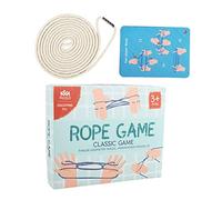 JUMPLAWN Children's Cradle Rope Game Educational Weaving String Toy Cooperative Finger Rope Play Preschool Creative Puzzle for Kindergarten Learning and Development