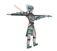 JUMPLAWN Chinese Shadow Traditional Memorial Figure Crafts for Adults Fine Handmade Puppet for Family Performance Educational Cultural
