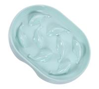 JUMPLAWN Choke Slow Feeder Cat Bowl Lightweight Durable Feeding Dish for Kittens Cats Capacity with Edges Promotes Healthy Eating Habits for All Pet