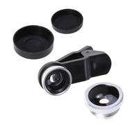 JUMPLAWN Clip-on 3 in 1 Phone Camera Lens Kit with Macro Lens and Super Wide Angle for Smartphones Aluminium and Plastic Glass Construction for Mobile Photography