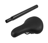 JUMPLAWN Comfortable Bike Seat Cushion Replacement Saddle for Balance Bikes Scooters Secure Support Rod Tool Included Durable Protector for Young Riders