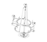 JUMPLAWN Creative Iron Balance Ball Desktop Toy Dynamic Balancing and Physics Demonstration, Silver Metal Figurine for Home and Office Decoration, for Christmas or Mother's Day