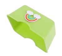 JUMPLAWN Cute Hamster Bathroom Tub with Elevated Design Durable Material Stylish Small Pet Cage Accessory for Hamster Enclosure and Sand Bath Box Gerbils and Mice
