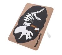 JUMPLAWN Dinosaur Fossil Bone Puzzle Educational for Age Enhances Storytelling Skills Fine Motor Development Dinosaur for Young Enthusiasts