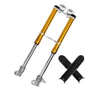 JUMPLAWN Dirt Bike Front Fork Suspension Fork with Advanced Shock Absorption Corrosion-resistant Replacement for Mini Off-road Motorcycles Easy to Install for