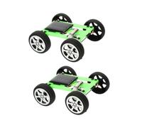 JUMPLAWN DIY Solar Car Building Set for Kids 2pcs Educational STEM Science Project Kit Mini Solar Powered Model Cars for Engineering Experiments and Creative Fun
