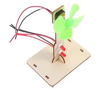 JUMPLAWN Diy Wind Generator Science Experiment Model Educational Hand-made Dynamo Kit Fun Learning Activity for School and Home Use Creative Stem Teaching Tool