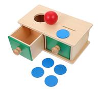 JUMPLAWN Early Educational Teaching Aids Wooden Toys for Boys Age Playful Learning Hand-eye Coordination