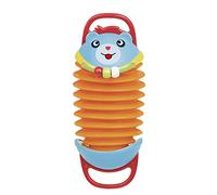 JUMPLAWN Educational Accordion Compact Music Instrument for Boys Fun Early Learning Musical Experience Safe and Engaging Design for Cognitive Development Orange Blue