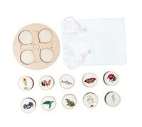 JUMPLAWN Educational Wooden Growth Cycle Puzzle Toy for Boys and Girls Montessori Learning Tool for Cognitive Development and Playtime