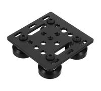 JUMPLAWN European Printer V Style Pulley Plate for Aluminum Profile with V Wheels Sliding Gantry Plate Accessories for Smooth Printer Build Platform