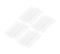 JUMPLAWN Fire Alarm Break Glass Replacement Glass Material 8pcs with Universal Compatibility and Visibility for Manual Call Point Suitable for Office Building and Public Areas