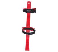 JUMPLAWN Fire Extinguisher Mount Bracket Enhanced Safety and Space Optimisation with Quick Release Strap and Inclined Angle , Heavy Duty Metal Wall Holder 48x15.5x13cm for Garage and Office