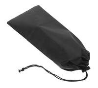 JUMPLAWN Foldable Storage Bag for Alpenstock Lightweight Hiking Bag for Walking Stick Accessories Shoulder Strap Durable and Portable Fits Two Hiking Poles Black