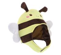 JUMPLAWN Funny Bee Helmet Hat for Adults with Short Design and Pp Cotton Cloth Material, for Parties and Photos, Versatile Use Animal Costume Headwear