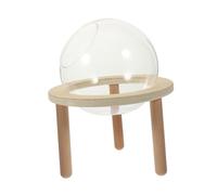JUMPLAWN Hamster Bath Container Space Capsule Style Removable Tray Durable and Wear-Resistant Hamster Bathtub for Easy Cleaning and Fun Bath Time