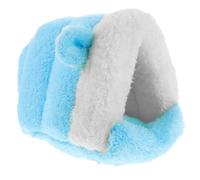 JUMPLAWN Hamster Bed Cozy Small Animal Hideout Nest Soft Fleece for Chinchillas and Hamsters for Cold Seasons Compact Design for Cage Privacy