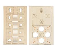 JUMPLAWN Hamster Maze Pet Tunnel Plaything Exploration Prevent Obesity Wood Can Be Put in The Large Hamster Cage Suitable for Rats