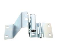 JUMPLAWN Heavy Duty Garage Door Roller Hinge Double Bearing Pivot and Thickened Metal Construction, Silver Metal Industrial Door Hinge Reducing Wear, for Warehouse and Factory Use