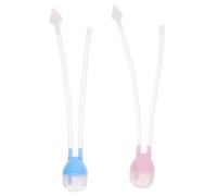 JUMPLAWN Infant Nasal Aspirators and Baby Nose Suction Cleaners for Children, 2pcs Set, Soft Silicone Material for Safe Nasal Mucus Removal and Sniffling Relief, Suitable for Newborns and Toddlers