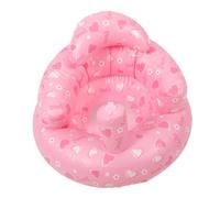 JUMPLAWN Inflatable Baby Seat for Sitting Up PVC Toddler Bath Chair Back Support Portable Infant Shower Seat for Outdoor Use Easy to Inflate and Deflate