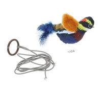 JUMPLAWN Interactive Cat Teaser Compact Bird Shaped Door Hanging for Indoor Cats Lightweight Material Engaging Design for Active Play and Exercise Kitten Teasing Fun