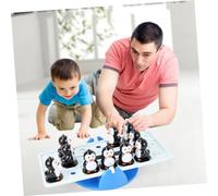 JUMPLAWN Interactive Penguins Seesaw for Parent Fun Balance Game for Educational Activity with Puzzles Safe Material for Young