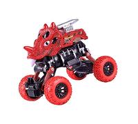 JUMPLAWN Large Dinosaur Pull Back Car Friction Powered Safe for Parties Birthday Christmas Engaging Educational for Boys