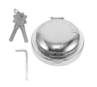 JUMPLAWN Locking Fuel Tank Cover with Double Lock Security and Metal Construction Gas Tank Key Lock for Trucks for Logistics Fleet and Longhaul Truck Drivers