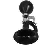 JUMPLAWN Manual Air Horn Bike Bell for Adults Portable Lightweight Iron Bugle Horn with Loud Tone Safety Cycling Accessory for Mountain Road Folding Bikes Creative Press Ball Design
