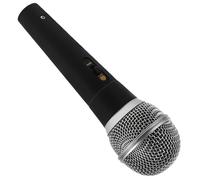 JUMPLAWN Microphone Prop for Realistic Fake Microphone for Role Play Parties and Speech Practice Lightweight Portable Stage Prop Enhancing Public Speaking Skills